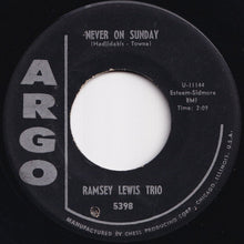 画像をギャラリービューアに読み込む, Ramsey Lewis Trio - The Ripper / Never On Sunday (7 inch Record / Used)

