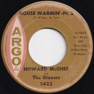 Howard McGhee And The Blazers - House Warmin' (Part 1) / (Part 2) (7 inch Record / Used)