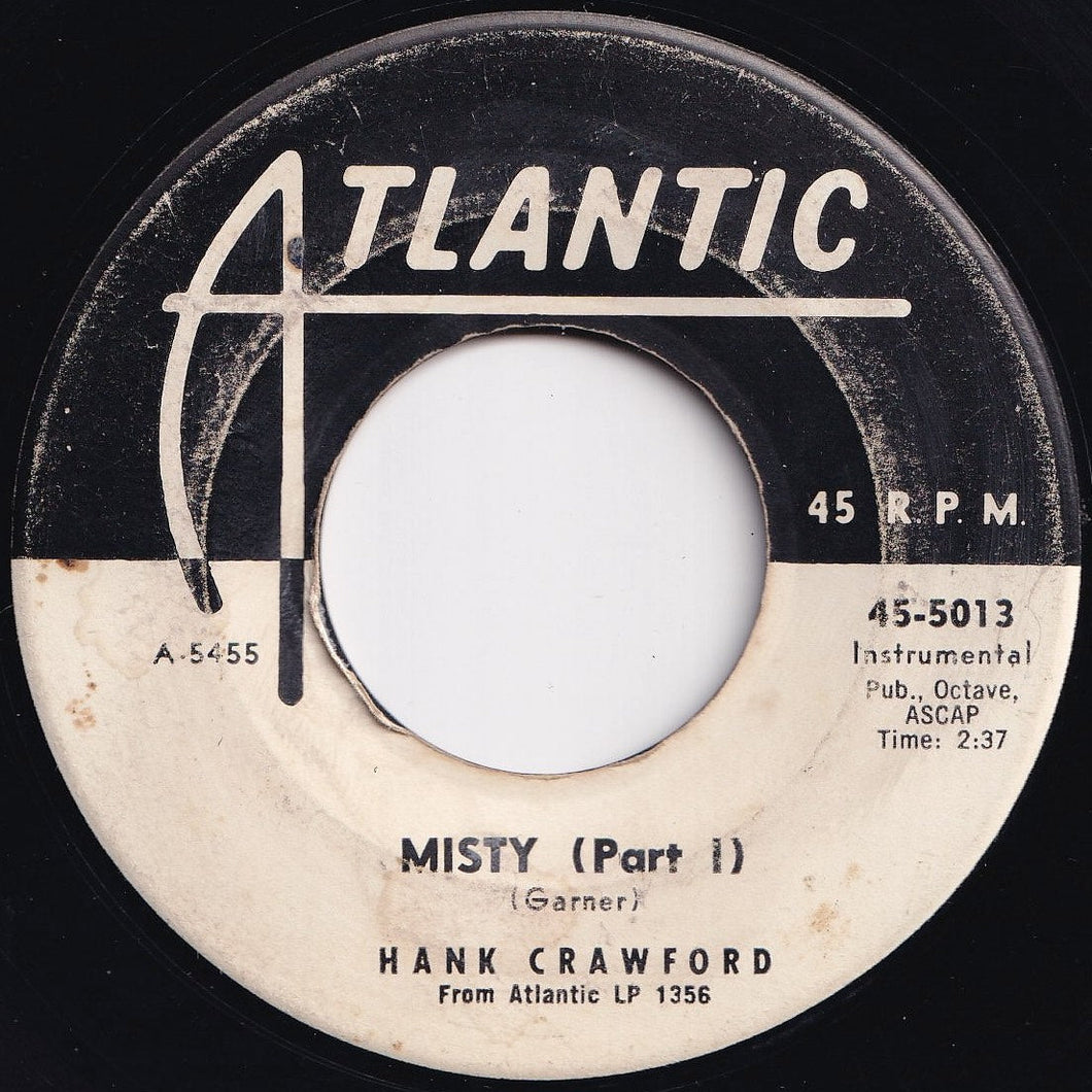 Hank Crawford - Misty (Part 1) / (Part 2) (7 inch Record / Used)
