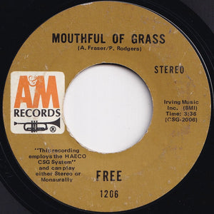 Free - All Right Now / Mouthful Of Grass (7 inch Record / Used)