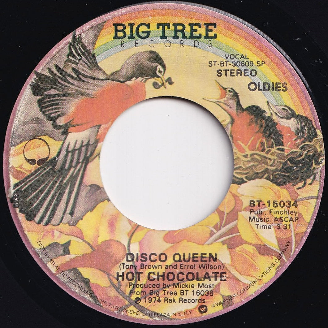 Hot Chocolate - Disco Queen / Emma (7 inch Record / Used)