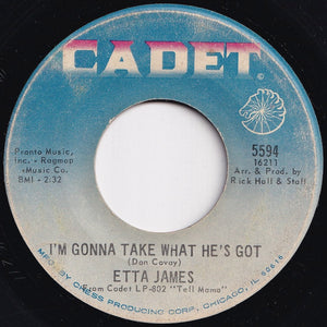 Etta James - Security / I'm Gonna Take What He's Got (7 inch Record / Used)