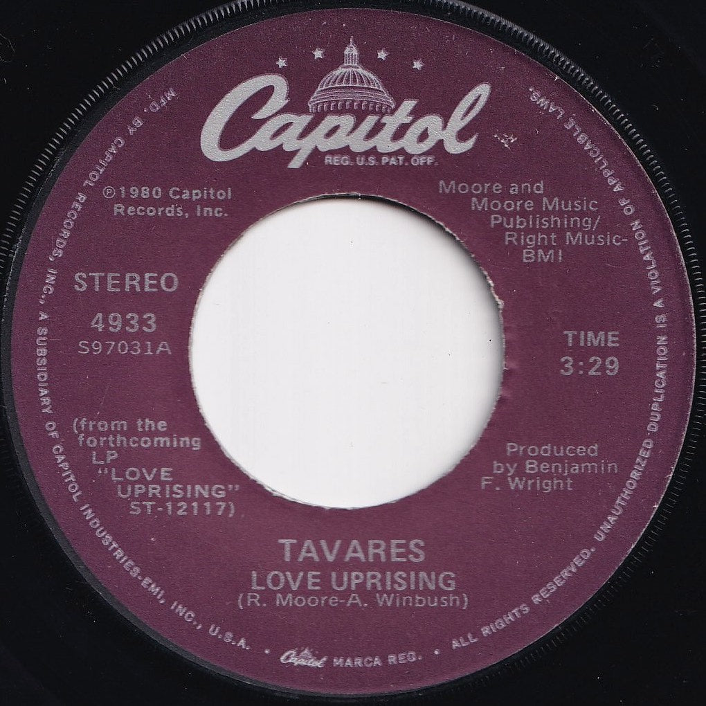 Tavares - Love Uprising / Hot Love (7 inch Record / Used)