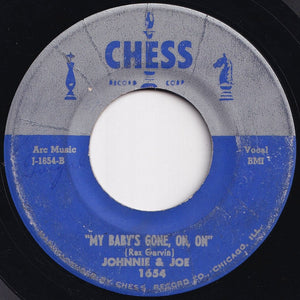 Johnnie & Joe - Over The Mountain; Across The Sea / My Baby's Gone, On, On (7 inch Record / Used)