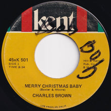 画像をギャラリービューアに読み込む, Charles Brown - Merry Christmas Baby / 3 O&#39;Clock Blues (7 inch Record / Used)
