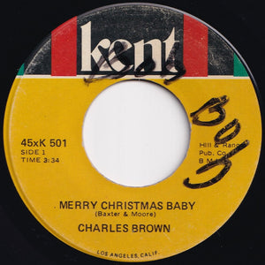 Charles Brown - Merry Christmas Baby / 3 O'Clock Blues (7 inch Record / Used)