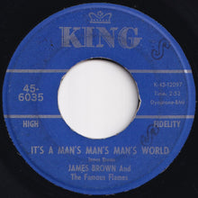 Load image into Gallery viewer, James Brown &amp; The Famous Flames - It&#39;s A Man&#39;s Man&#39;s Man&#39;s World / Is It Yes Or Is It No? (7 inch Record / Used)
