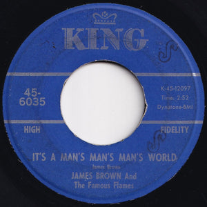 James Brown & The Famous Flames - It's A Man's Man's Man's World / Is It Yes Or Is It No? (7 inch Record / Used)