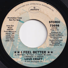 画像をギャラリービューアに読み込む, Love Craft - I Feel Better / Flight (7 inch Record / Used)
