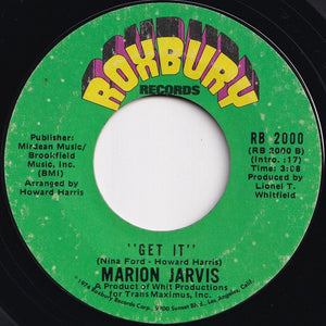 Marion Jarvis - Hell Of A Fix / Get It (7 inch Record / Used)