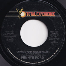 画像をギャラリービューアに読み込む, Pennye Ford - Change Your Wicked Ways / (Long Version) (7 inch Record / Used)
