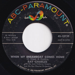 Ray Charles - Crying Time / When My Dreamboat Comes Home (7 inch Record / Used)