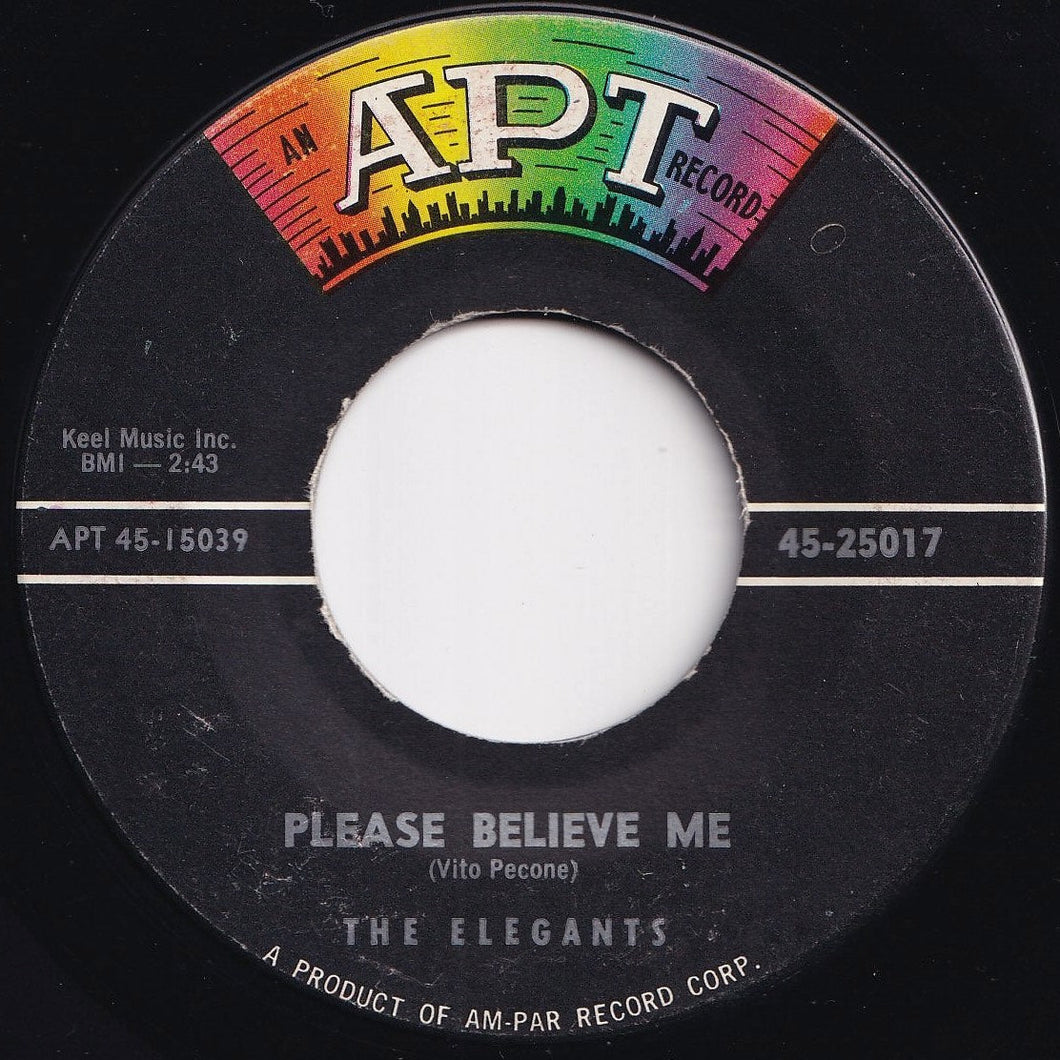 Elegants - Please Believe Me / Goodnight (7 inch Record / Used)