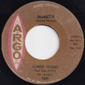Illinois Jacquet - The Message / Bonita (7 inch Record / Used)