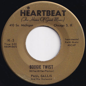 Paul Gallis And His Orchestra - Boogie Twist / Sweet Sue Cha-Cha-Twist (7 inch Record / Used)