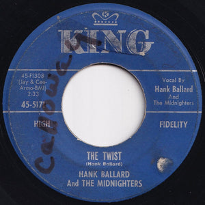 Hank Ballard And The Midnighters - Teardrops On Your Letter / The Twist (7 inch Record / Used)