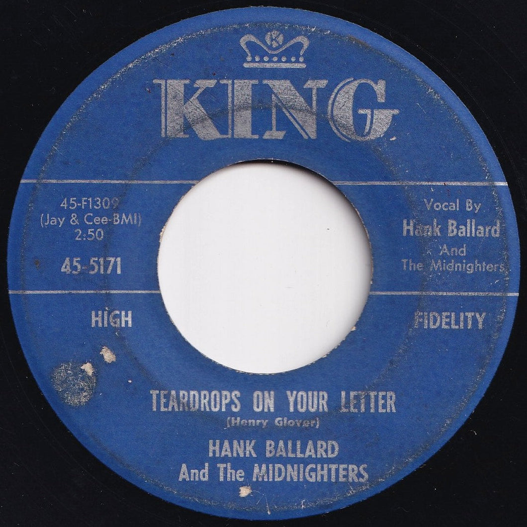 Hank Ballard And The Midnighters - Teardrops On Your Letter / The Twist (7 inch Record / Used)