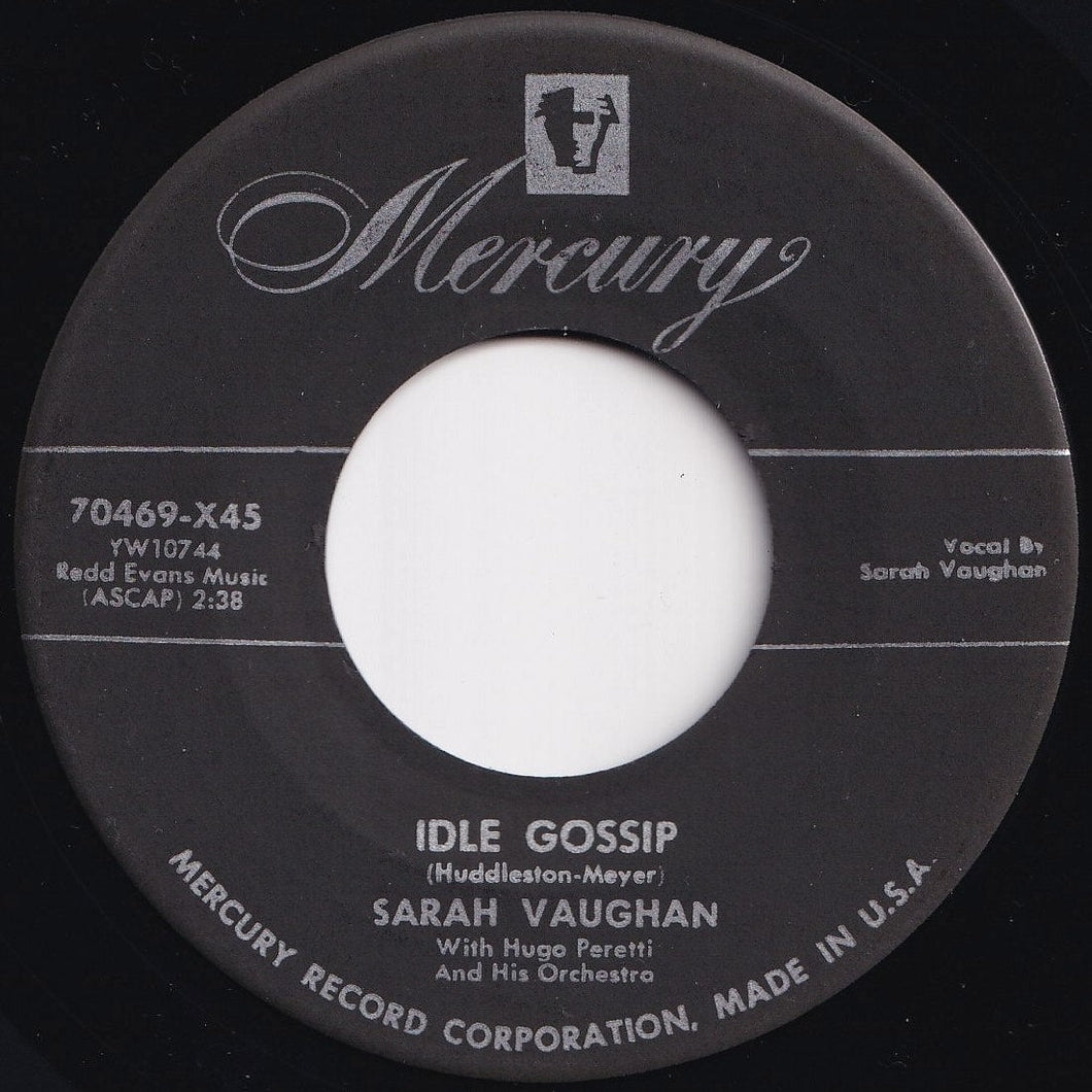 Sarah Vaughan - Idle Gossip / Make Yourself Comfortable (7 inch Record / Used)