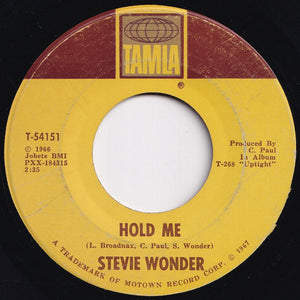 Stevie Wonder - I Was Made To Love Her / Hold Me (7 inch Record / Used)