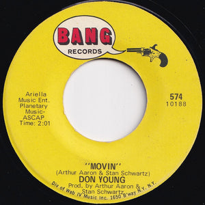 Don Young - She Lets Her Hair Down (Early In The Morning) / Movin (7 inch Record / Used)