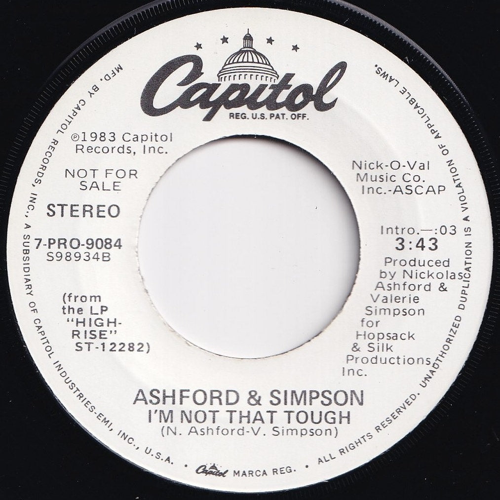 Ashford & Simpson - I'm Not That Tough / I'm Not That Tough (7 inch Record / Used)