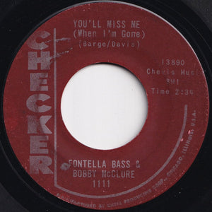 Fontella Bass & Bobby McClure - Don't Jump / You'll Miss Me (When I'm Gone) (7 inch Record / Used)