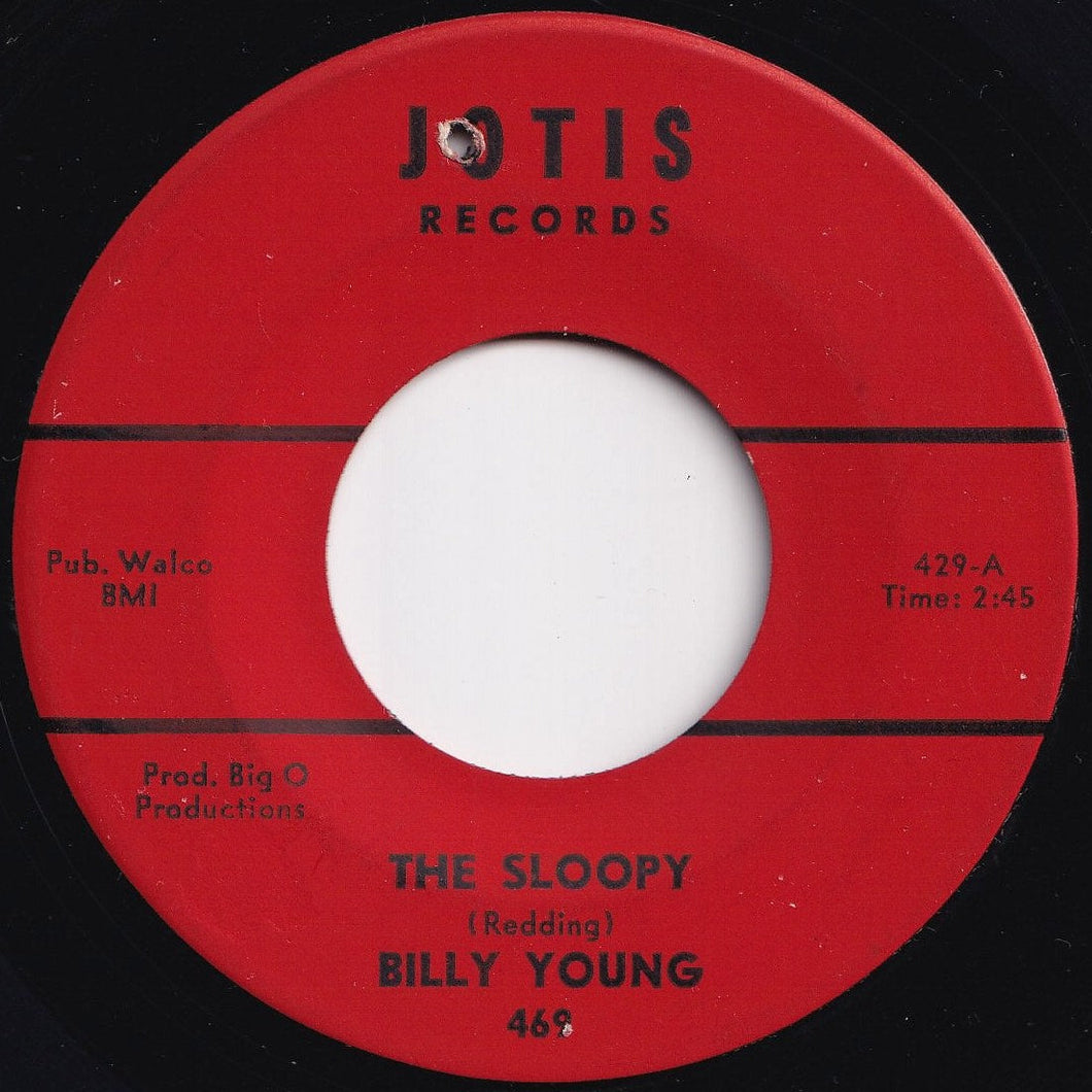 Billy Young - The Sloopy / Same Thing All Over (7 inch Record / Used)