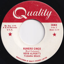 Load image into Gallery viewer, Herb Alpert&#39;s Tijuana Brass - The Mexican Shuffle / Numero Cinco (7 inch Record / Used)
