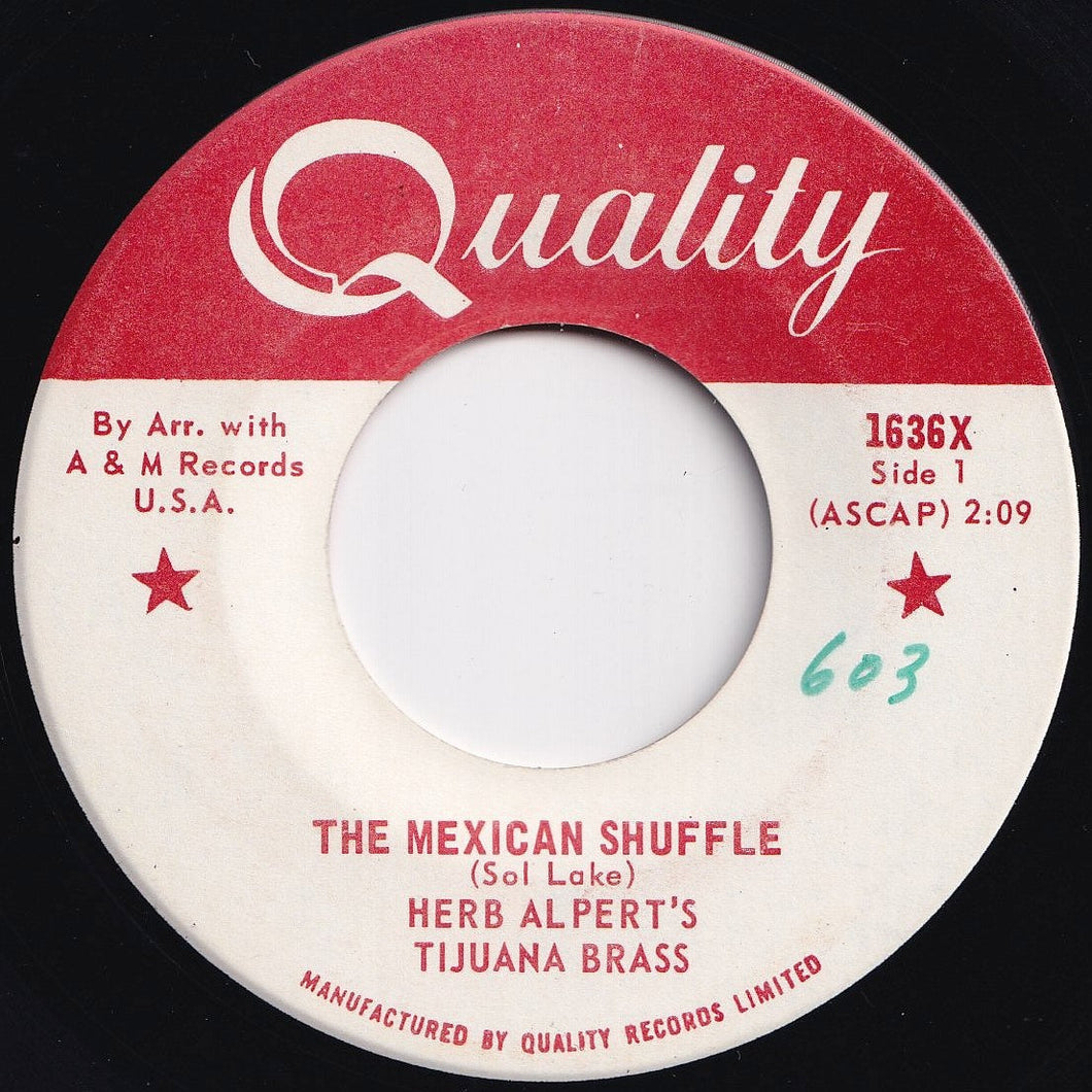 Herb Alpert's Tijuana Brass - The Mexican Shuffle / Numero Cinco (7 inch Record / Used)