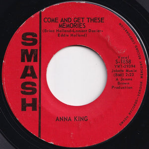 Anna King - If Somebody Told You / Come And Get These Memories (7 inch Record / Used)