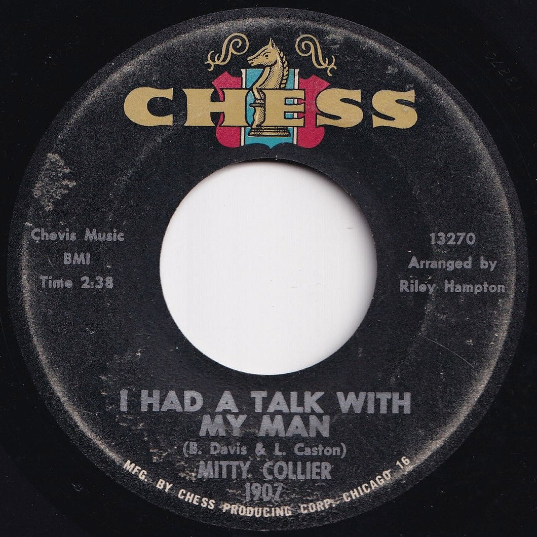 Mitty Collier - I Had A Talk With My Man / Free Girl (In The Morning) (7 inch Record / Used)