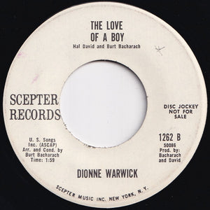 Dionne Warwick - Anyone Who Had A Heart / The Love Of A Boy (7 inch Record / Used)