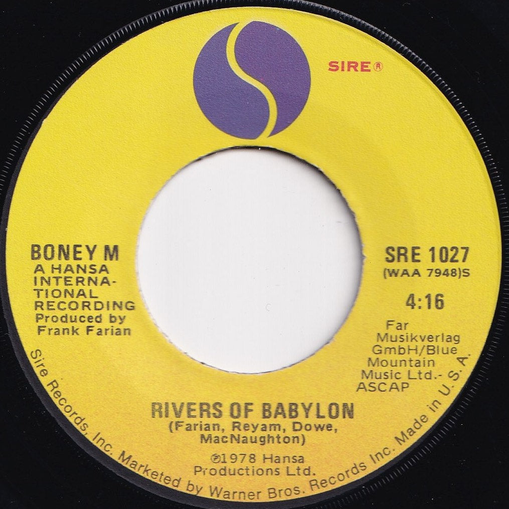Boney M - Rivers Of Babylon / Brown Girl In The Ring (7 inch Record / Used)