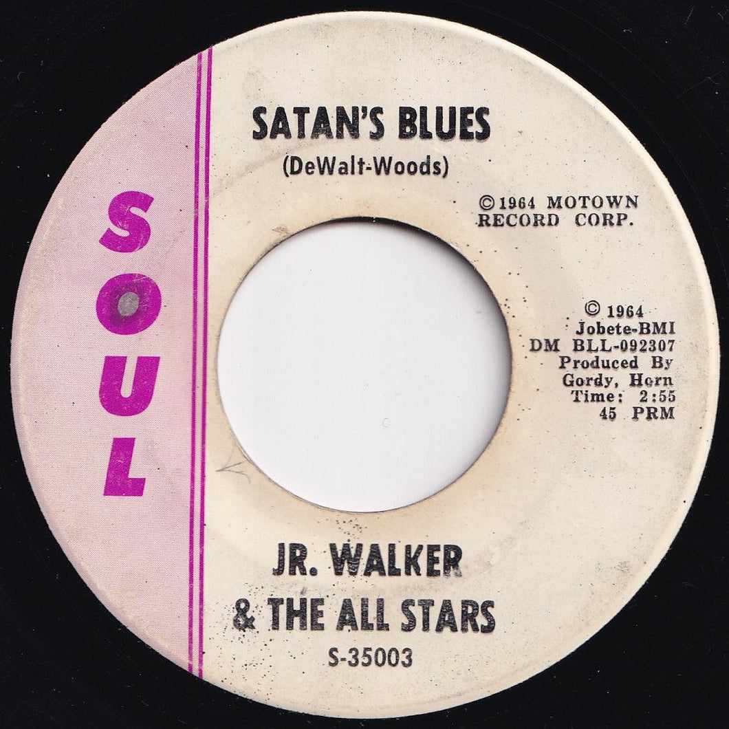 Jr. Walker & The All Stars - Satan's Blues / Monkey Jump (7 inch Record / Used)