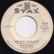 Load image into Gallery viewer, Otis &amp; Carla - Lovey Dovey / New Year&#39;s Resolution (7 inch Record / Used)
