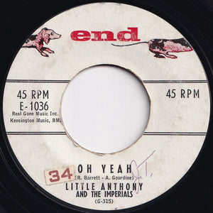 Little Anthony And The Imperials - So Much / Oh Yeah (7 inch Record / Used)