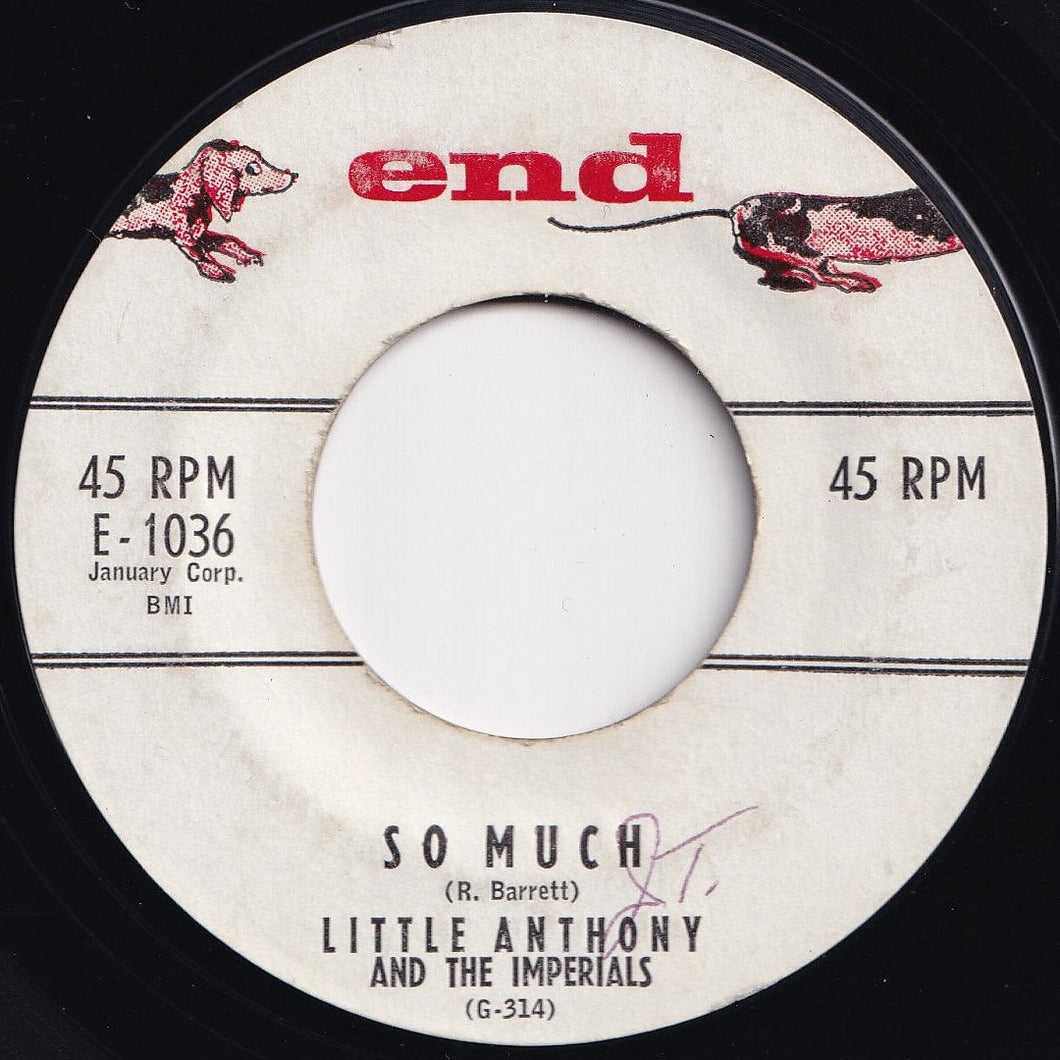 Little Anthony And The Imperials - So Much / Oh Yeah (7 inch Record / Used)