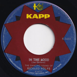 Richard Wolfe - In The Mood / Boogie Woogie (7 inch Record / Used)