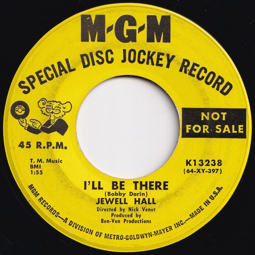 Jewell Hall - I'll Be There / The Man I Love (7 inch Record / Used)