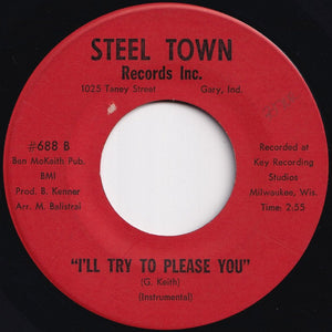 Gordon Keith - I'll Try To Please You / (Instrumental) (7 inch Record / Used)