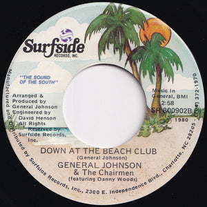General Johnson, Chairmen - Carolina Girls / Down At The Beach Club (7 inch Record / Used)