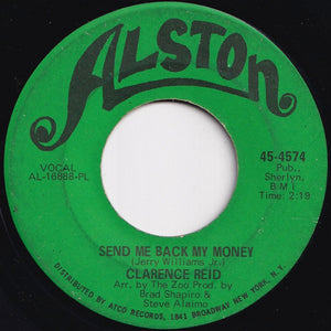 Clarence Reid - Nobody But You Babe / Send Me Back My Money (7 inch Record / Used)