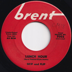 Skip and Flip - It Was I / Lunch Hour (7 inch Record / Used)