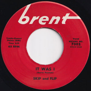 Skip and Flip - It Was I / Lunch Hour (7 inch Record / Used)