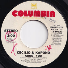 Load image into Gallery viewer, Cecilio &amp; Kapono - About You / Someday (7 inch Record / Used)
