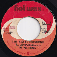 画像をギャラリービューアに読み込む, Politicians - Free Your Mind (Instrumental) / Love Machine (Instrumental) (7 inch Record / Used)

