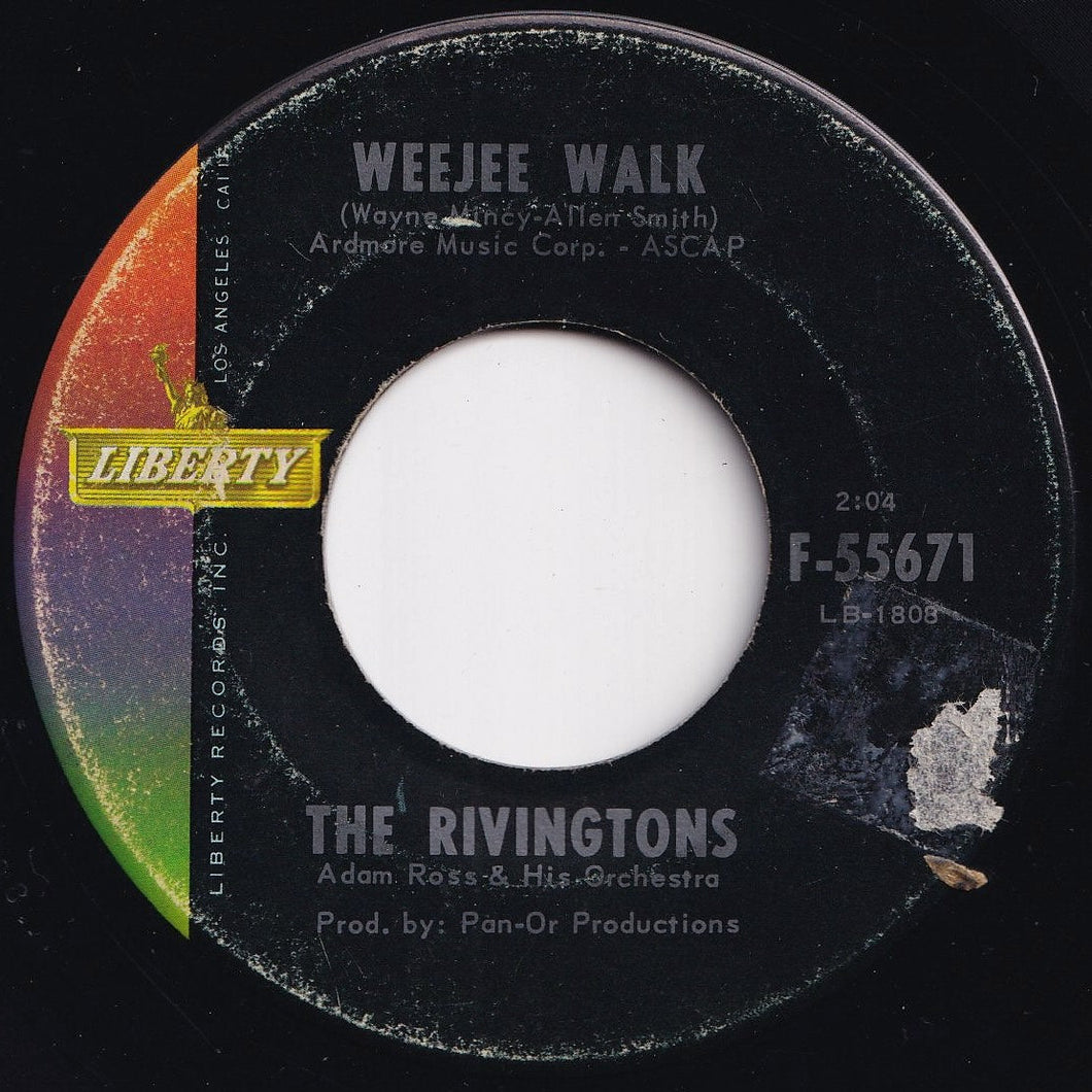 Rivingtons - Weejee Walk / Fairy Tales (7 inch Record / Used)