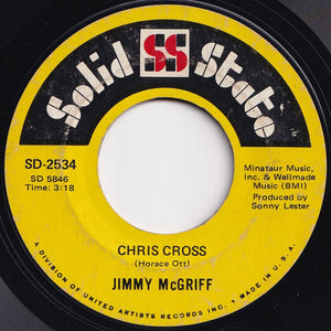 Jimmy McGriff - Back On The Track / Chris Cross (7 inch Record / Used)
