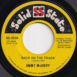 Jimmy McGriff - Back On The Track / Chris Cross (7 inch Record / Used)