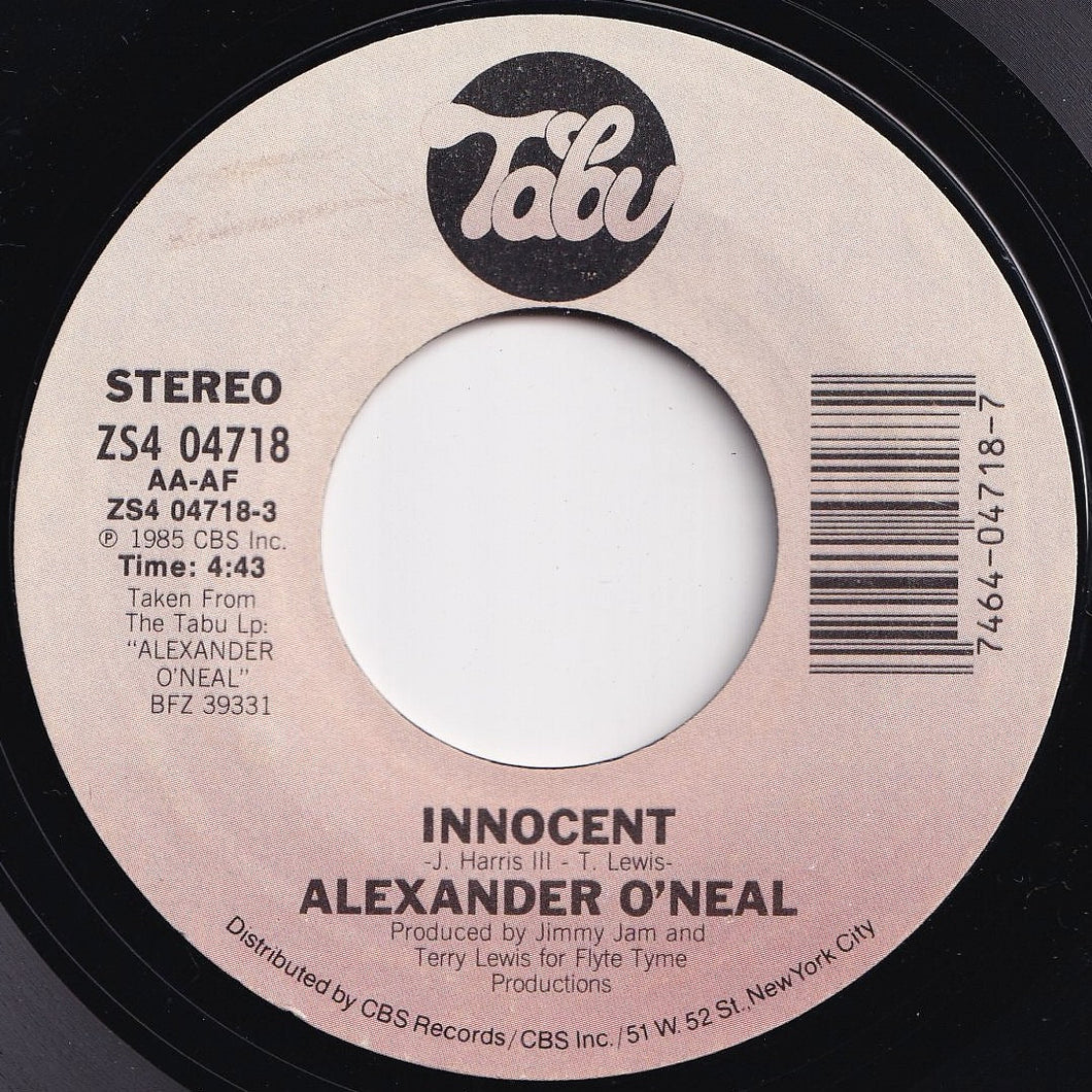 Alexander O'Neal - Innocent / Are You The One? (7 inch Record / Used)